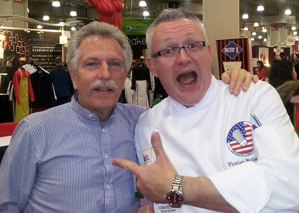 Battman with Chef Florian Bellanger of Cupcake Wars