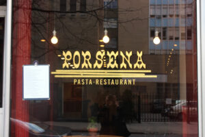 Porsena front window