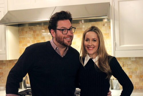 Scott Conant and Cristina Cote