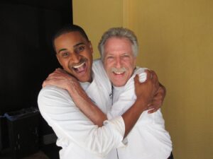 Chef JJ Johnson with Alan "Battman" Batt.