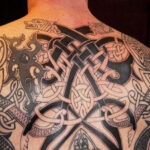 Nate Anderson's back tattoo