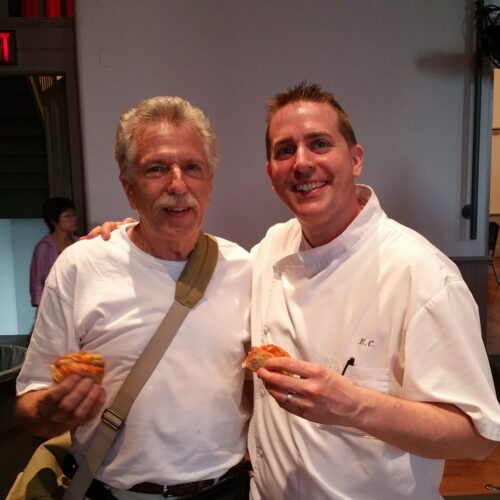Battman with Chef Ed Cotton.