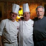 Battman with Chefs Andre Brunier and Jean Luc Gerin