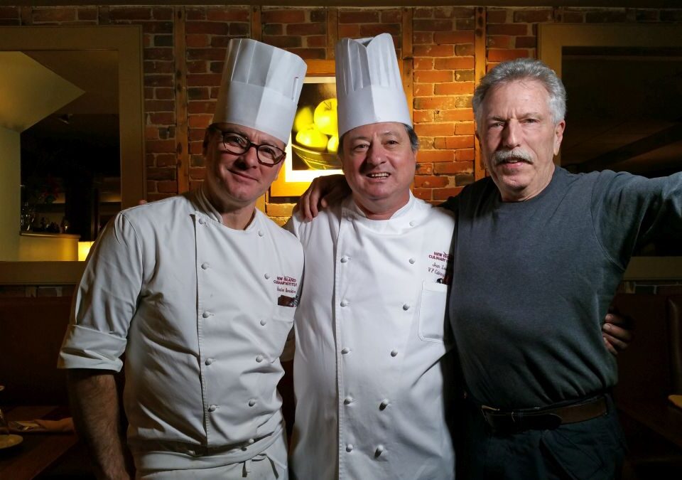 Battman with Chefs Andre Brunier and Jean Luc Gerin