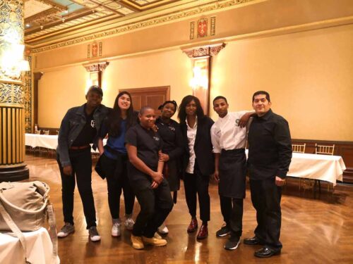 Food and Finance High School volunteers at The Great Gathering of Chefs 2018