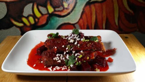 Peking Pork Chops by Chef Eric Kwan, Photo by Battman