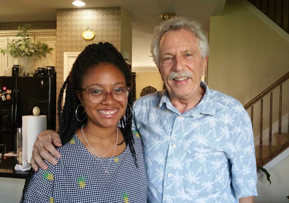 Chef/Entrepreneur Haile Thomas with Battman.