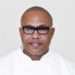 Photo of Chef Jeff Henderson, one of the chefs featured in the Toques in Black cookbook.