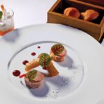 Foie gras and Crispy Langoustines, Master Chefs of France, 2017, Photo by Battman